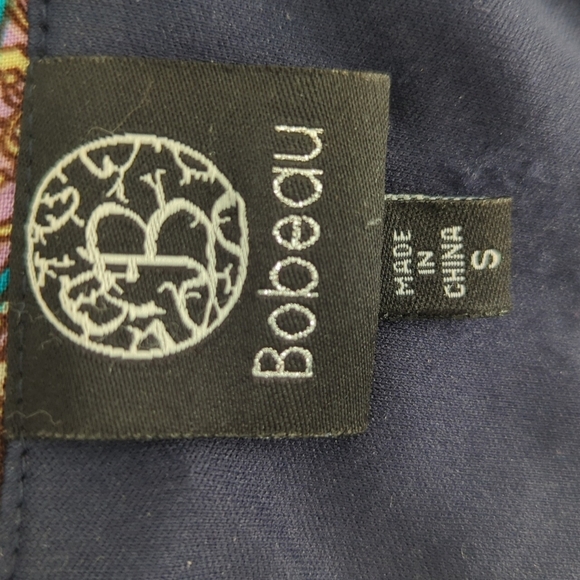 Bobesu Dress, shift dress with tie laces at neck, boho, size small - Picture 10 of 11